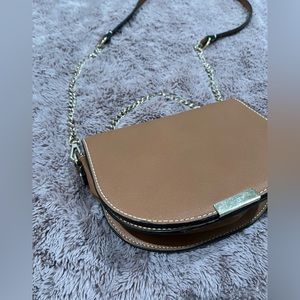 Tan crossbody bag